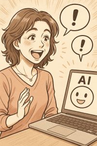 はじめてのAI、ゆっくり使ってみよう♪